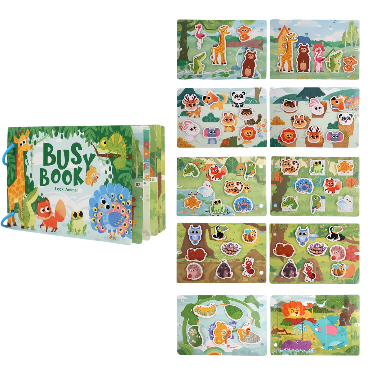 Early Educational Busy Book Collection
