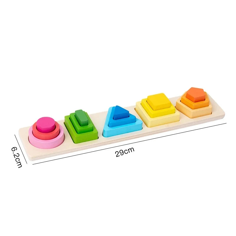 Montessori Shape Sorting Bar