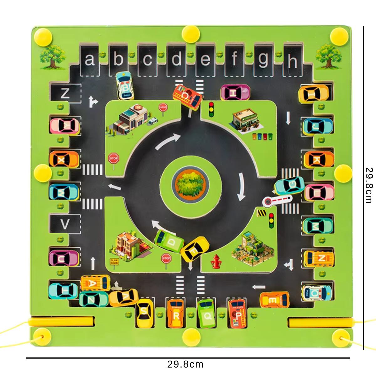 Magnetic Wooden Alphabet Roundabout Maze