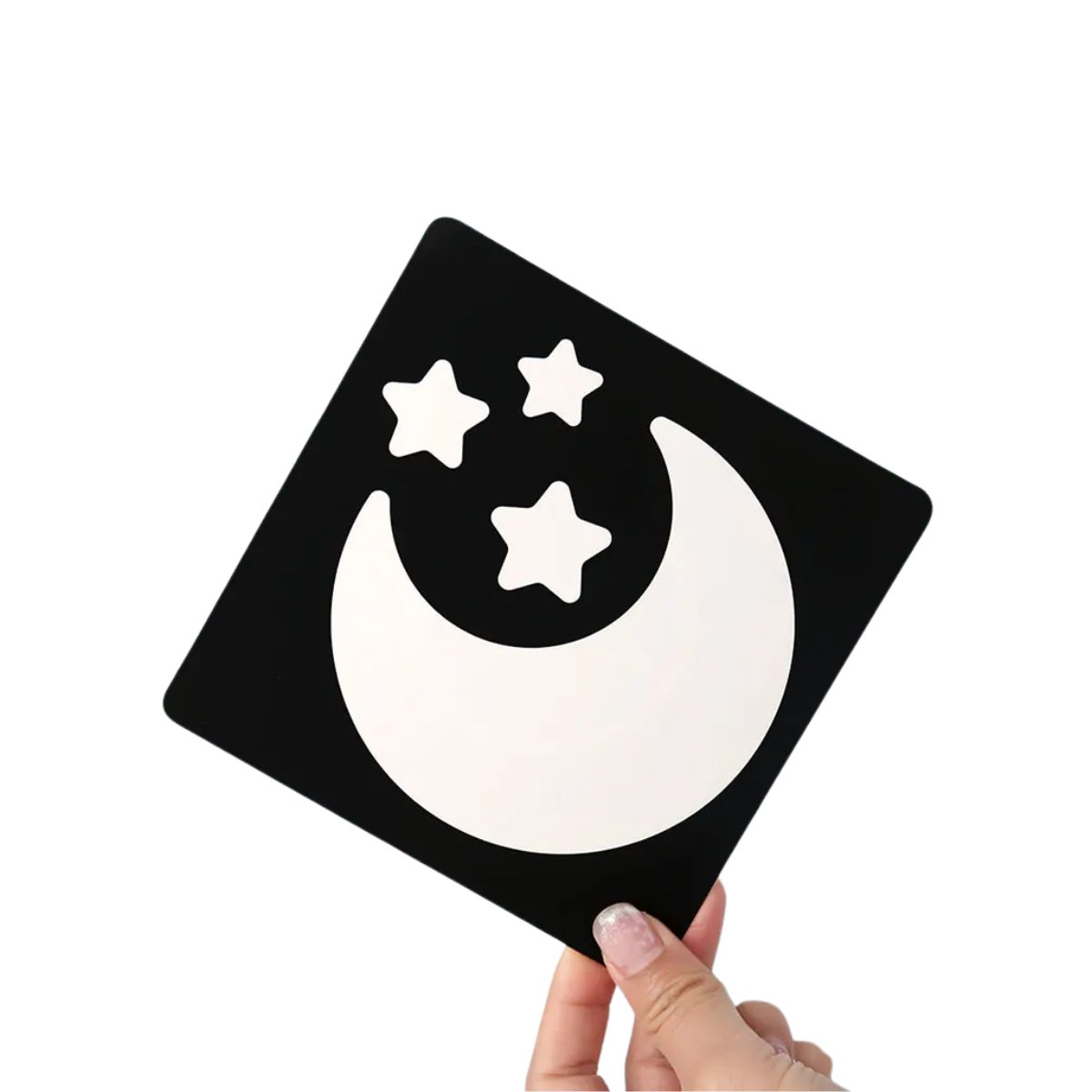 Black and White High-Contrast Visual Cards