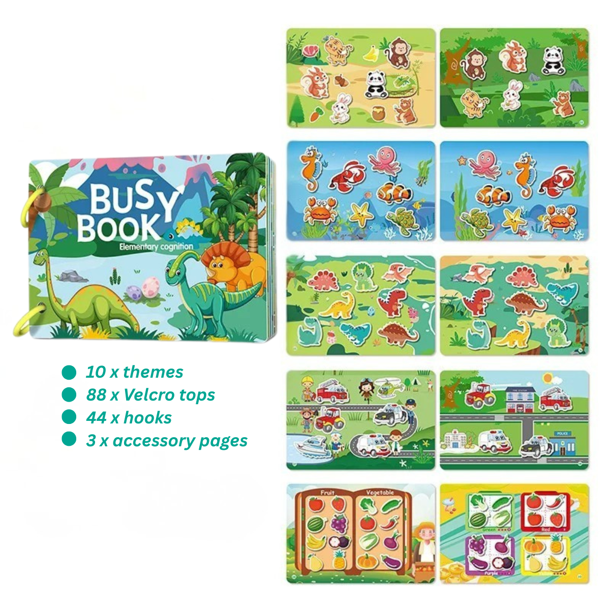 Early Educational Busy Book Collection