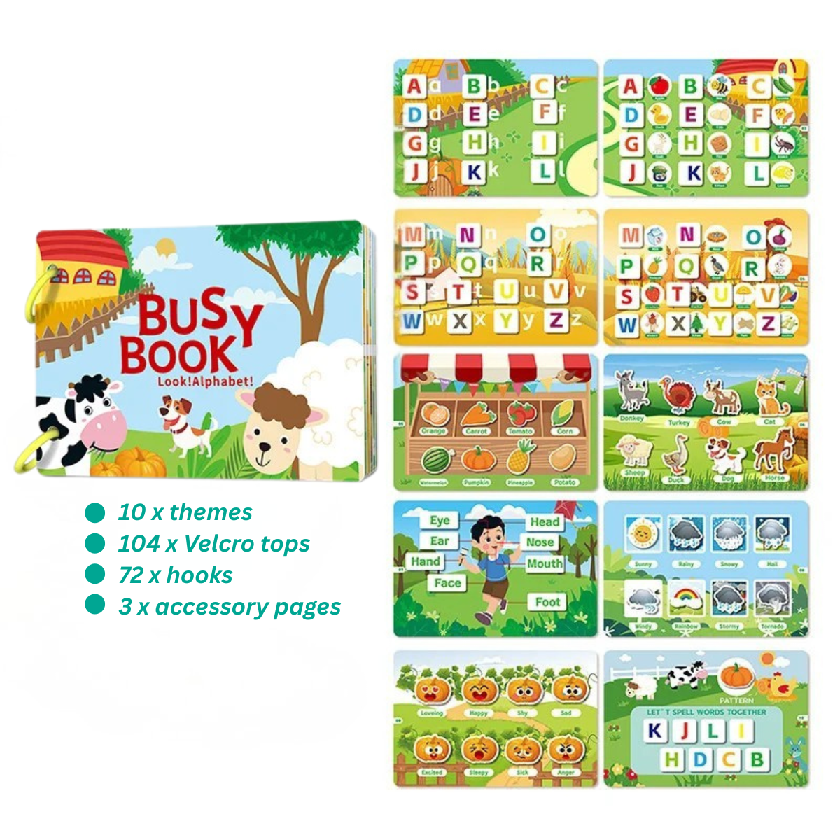 Early Educational Busy Book Collection