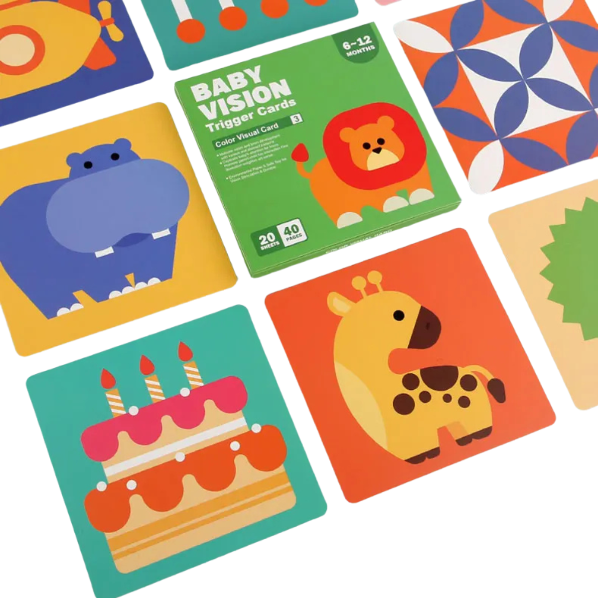 High Contrast Visual Stimulation Cards