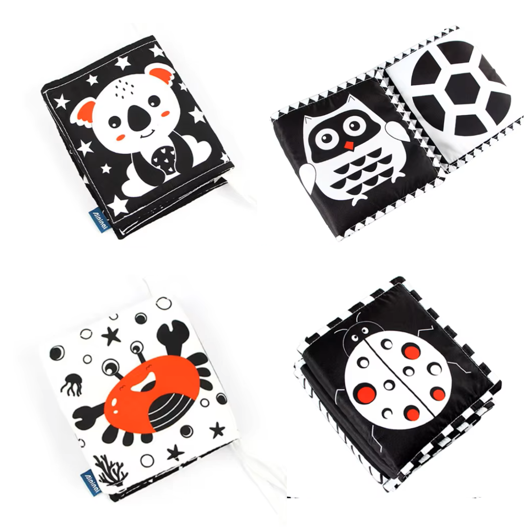 High-Contrast Sensory Cloth Book