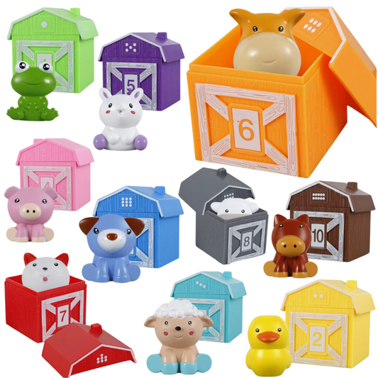 Montessori Counting & Sorting Barnyard Set