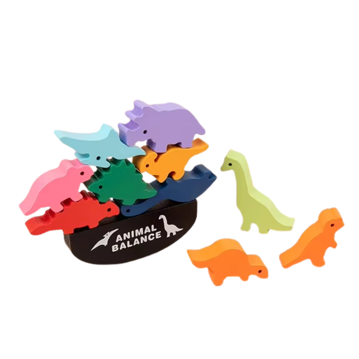 Montessori Wooden Animal Stacking Game