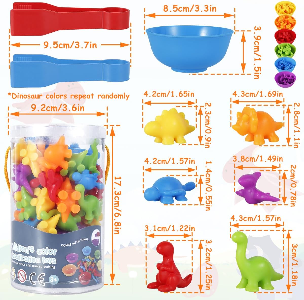 Montessori Rainbow Counting Game