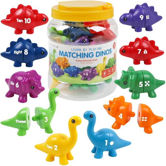 Matching Dinosaur Numbers Game