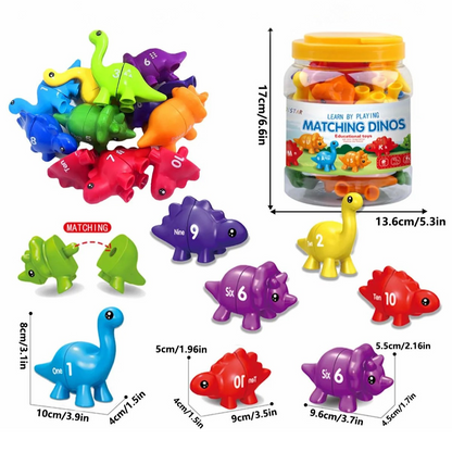 Matching Dinosaur Numbers Game