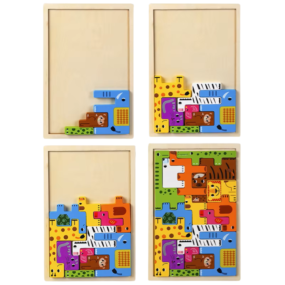Montessori Wooden Animal Puzzle