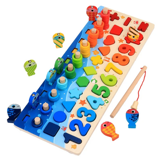 Montessori Shape & Numbers Early Learning Board