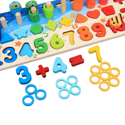 Montessori Shape & Numbers Early Learning Board