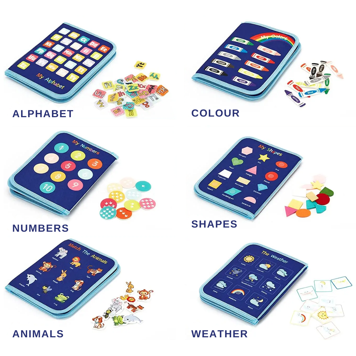 Montessori Interactive Busy Travel Bag