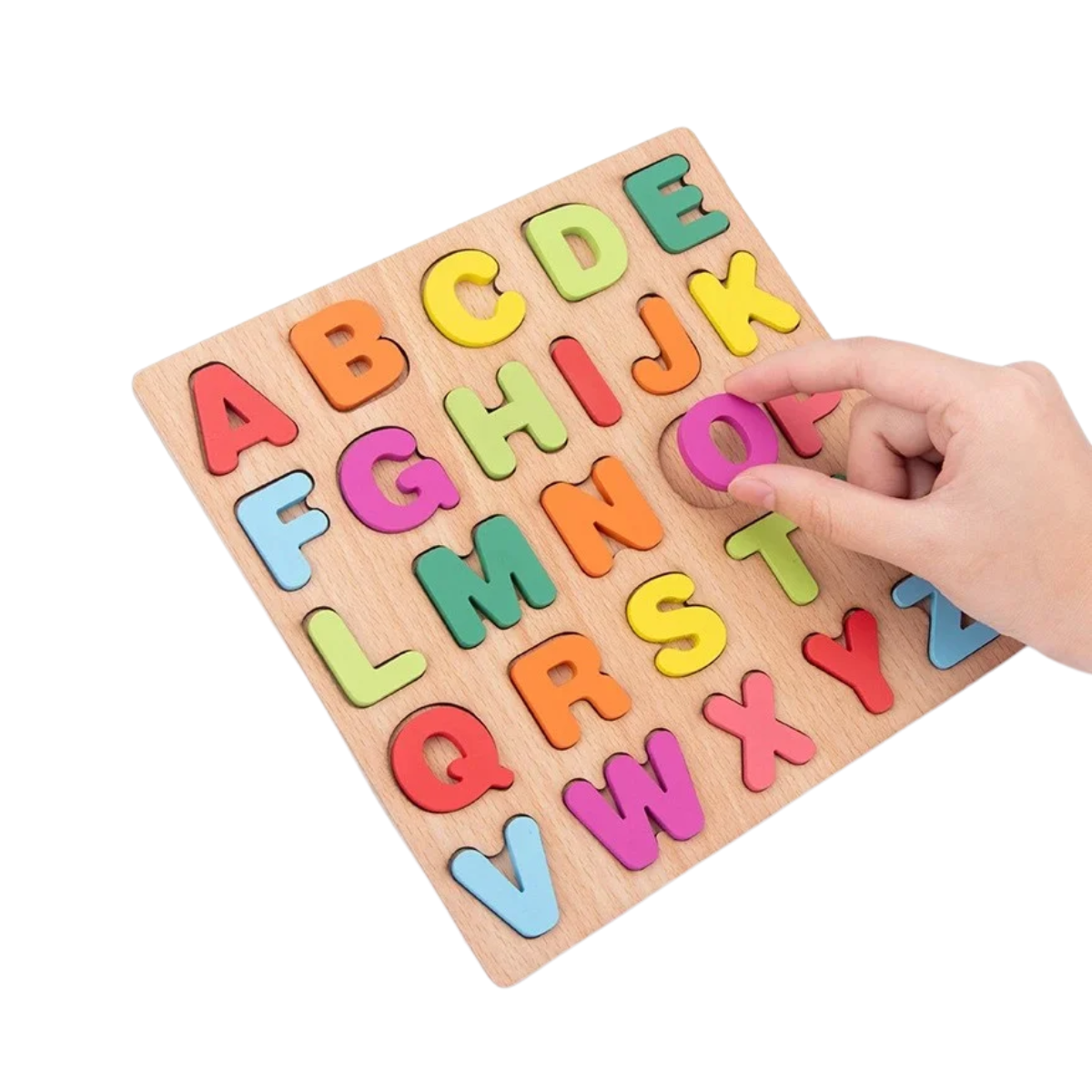 Montessori Wooden Alphabet Puzzle Board