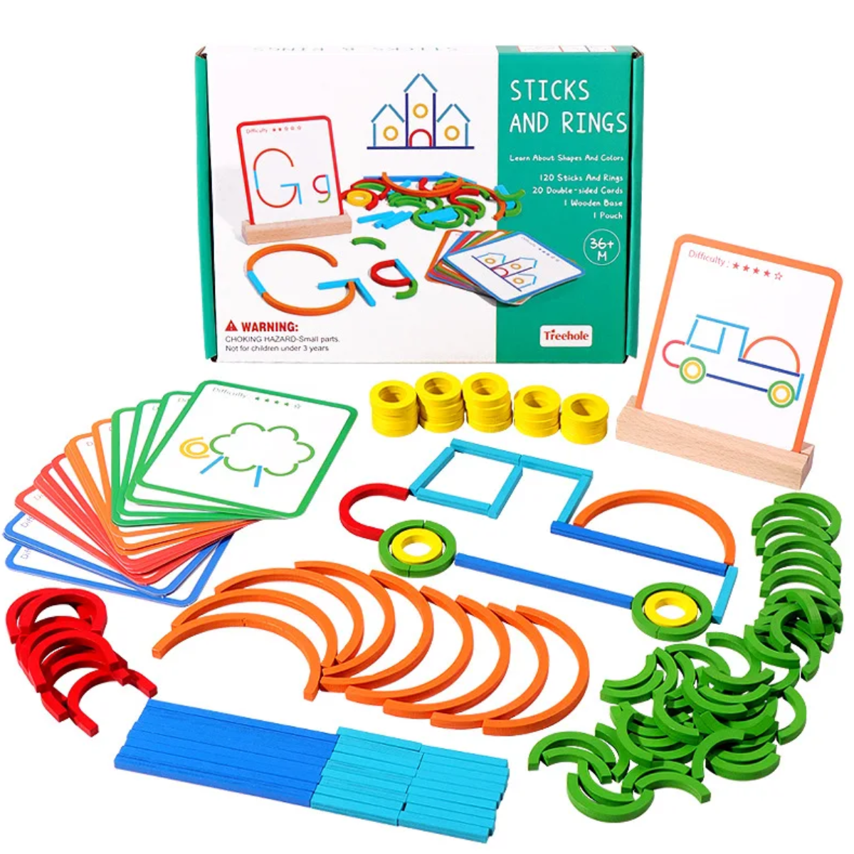 Montessori Wooden Creative Sticks