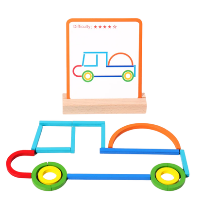 Montessori Wooden Creative Sticks