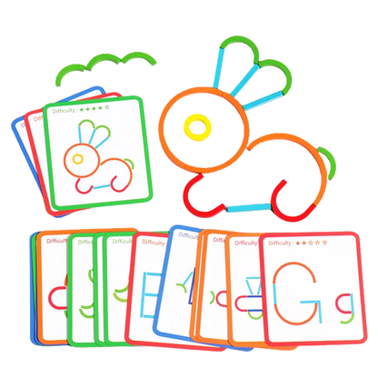 Montessori Wooden Creative Sticks