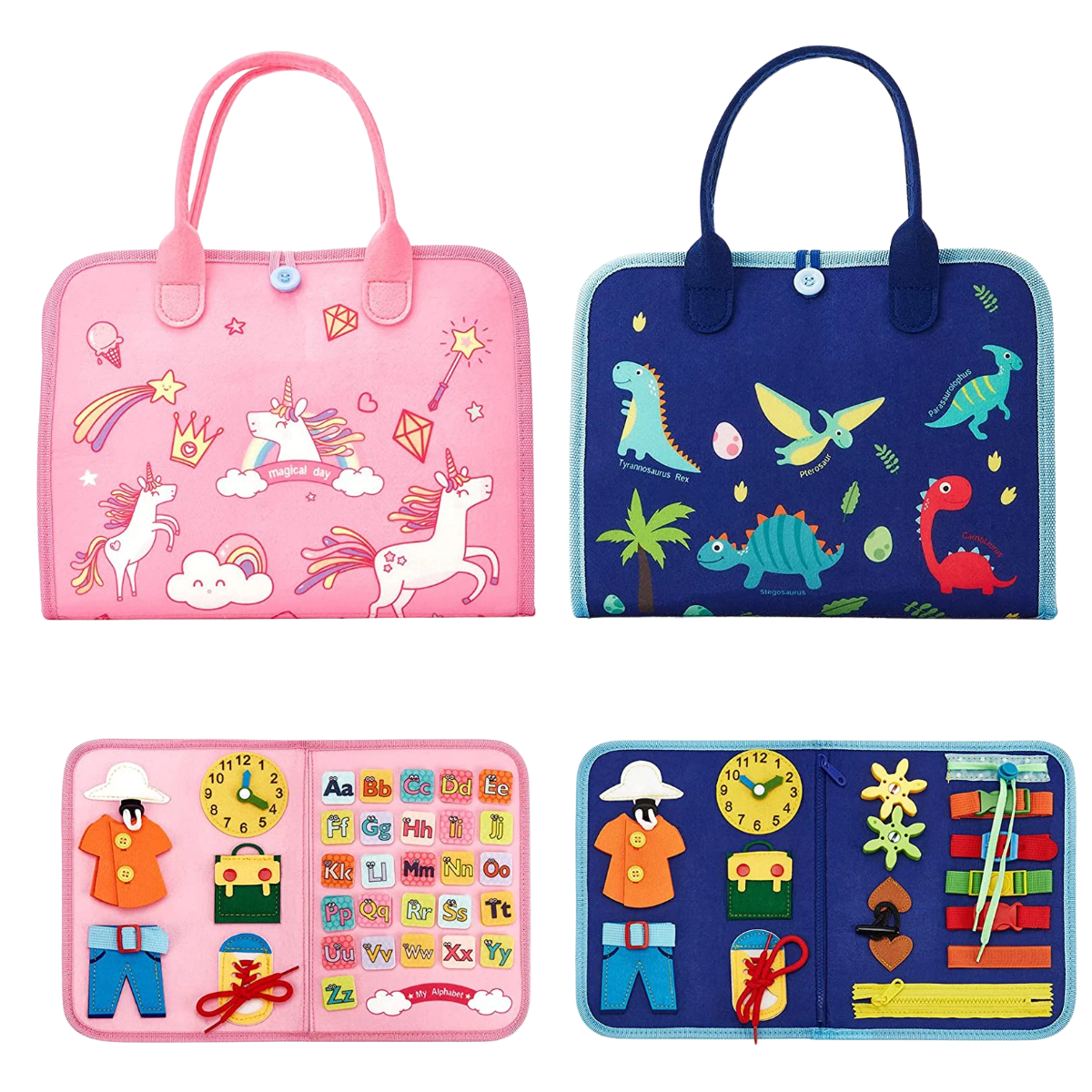 Montessori Interactive Busy Travel Bag