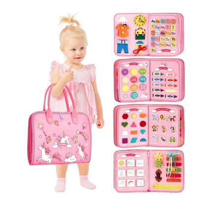 Montessori Interactive Busy Travel Bag