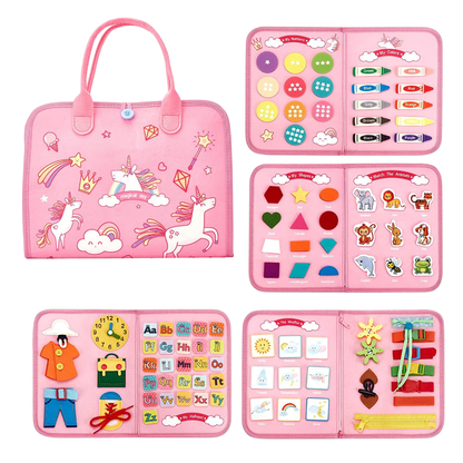 Montessori Interactive Busy Travel Bag