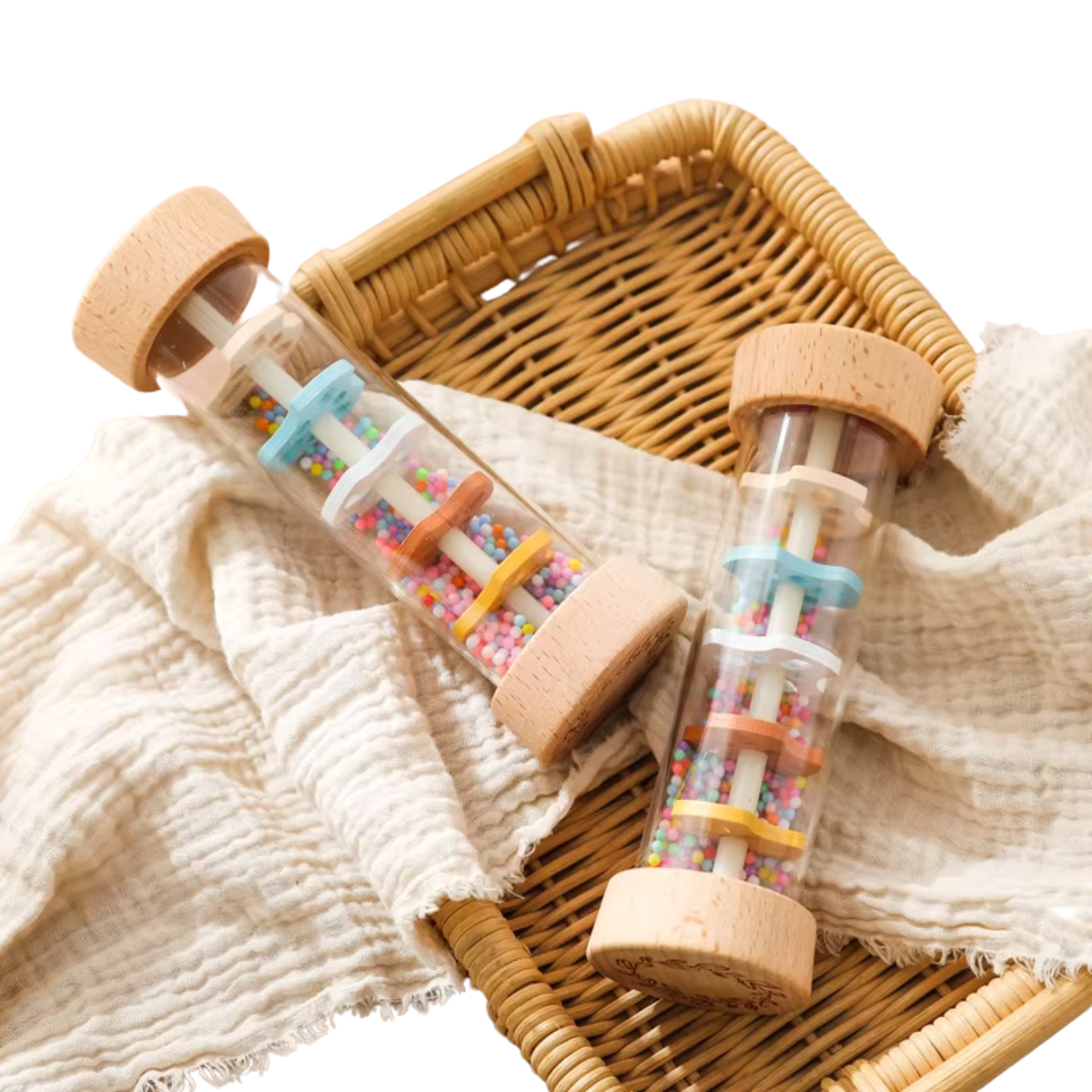 Montessori Wooden Rainmaker Rattle