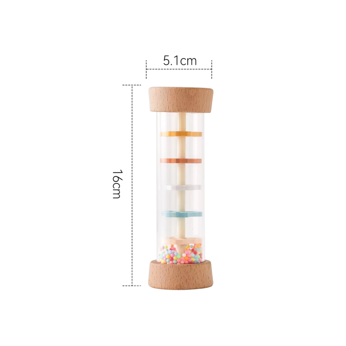 Montessori Wooden Rainmaker Rattle