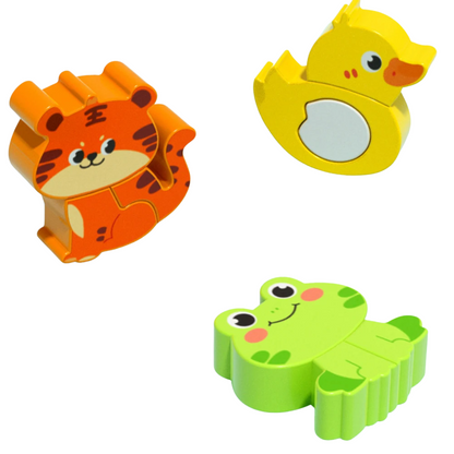 My First 3D Wooden Puzzle 4-in-1 Set