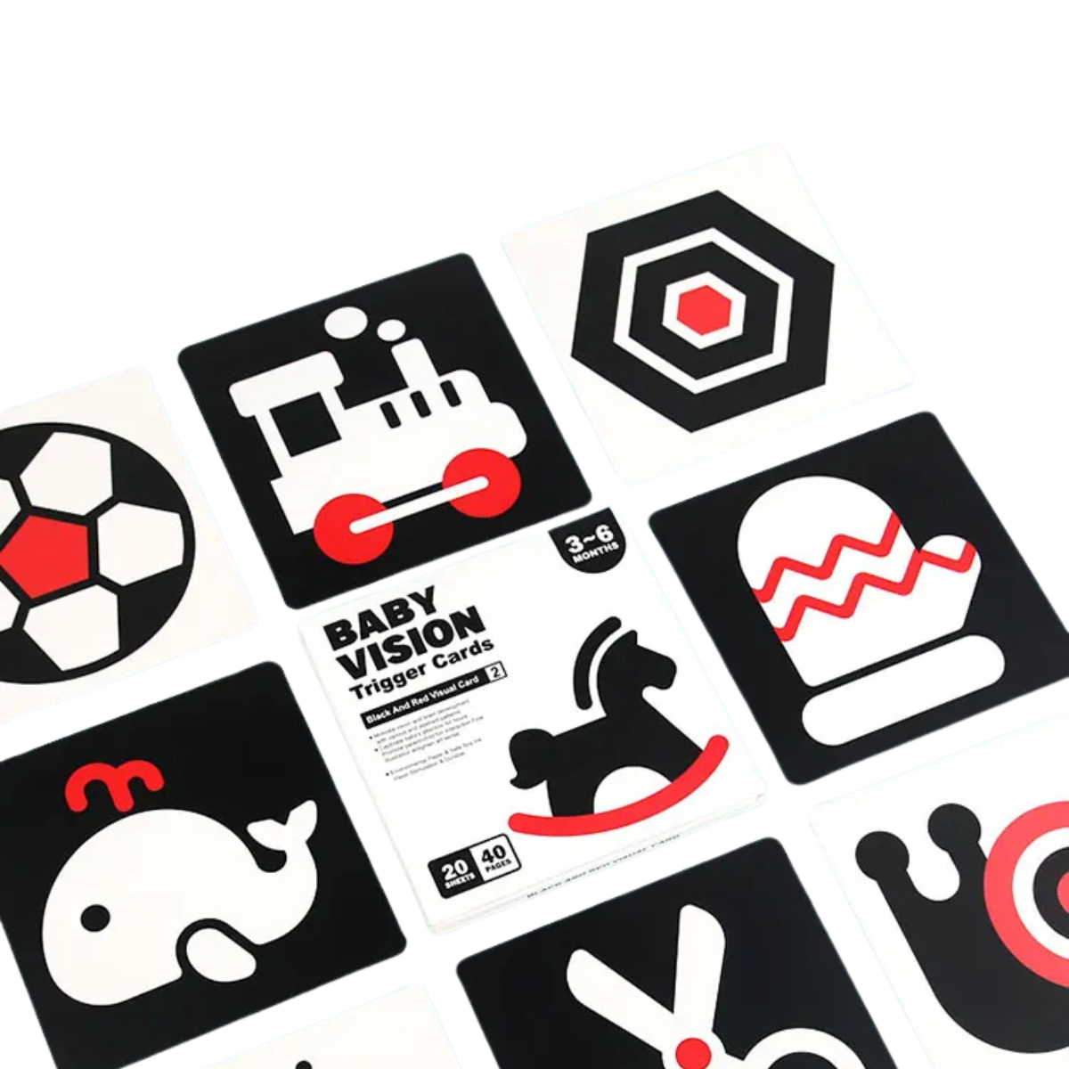 High Contrast Visual Stimulation Cards