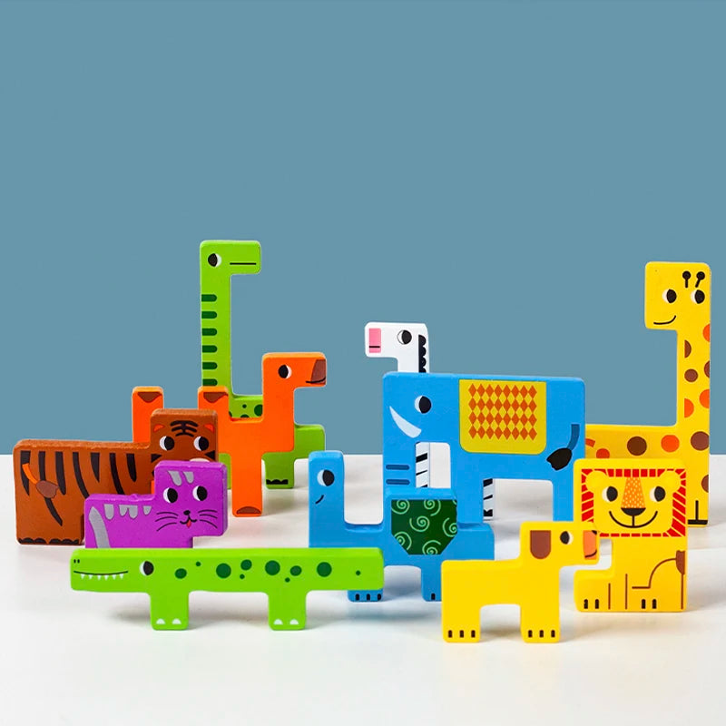 Montessori Wooden Animal Puzzle