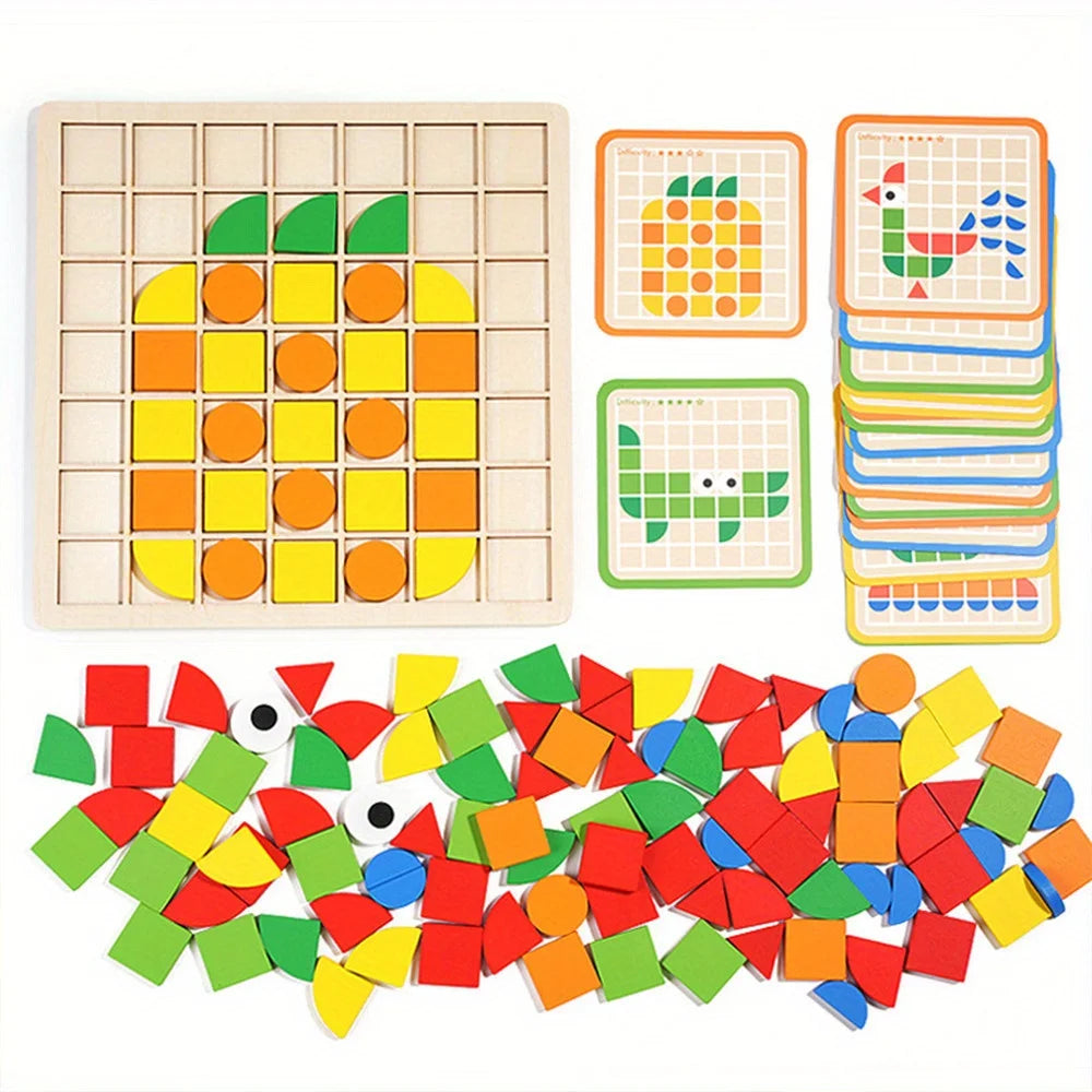 Montessori Tangram Puzzle Set