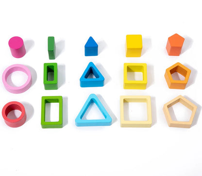Montessori Shape Sorting Bar
