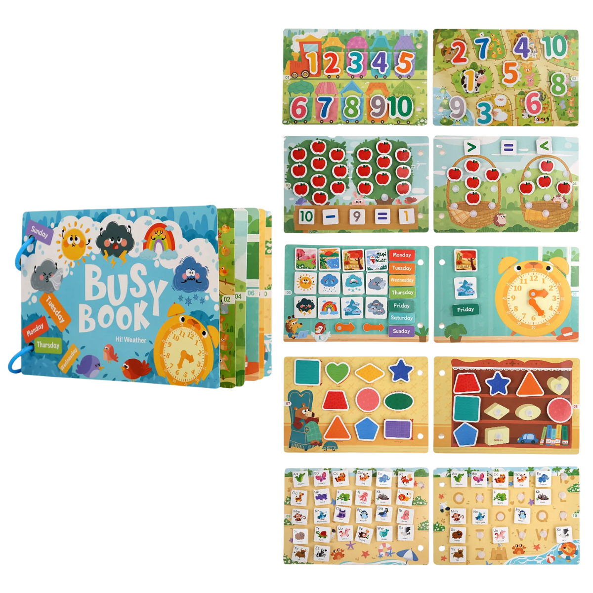 Early Educational Busy Book Collection