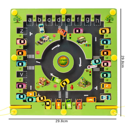 Magnetic Wooden Alphabet Roundabout Maze