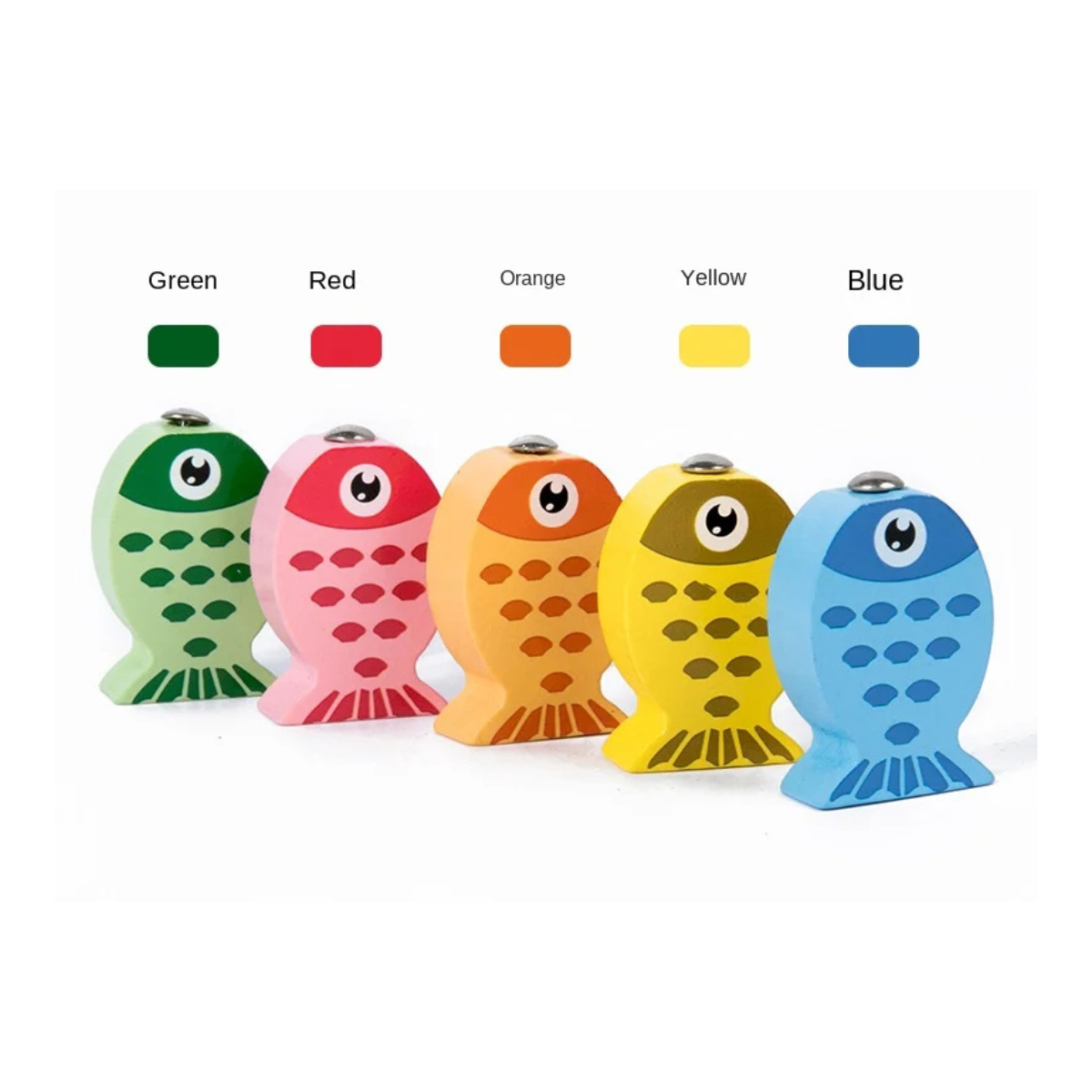 Wooden Magnetic Fishing Learning Set – Fun Way to Learn Numbers & Letters